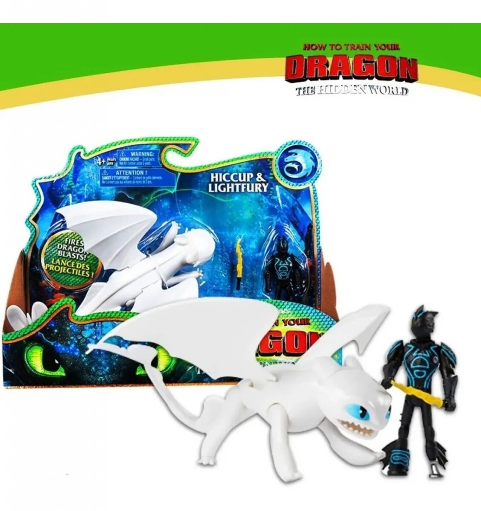 Como Entrenar A Tu Dragón Juguete Lightfury Jugueteria Didáctico Niños