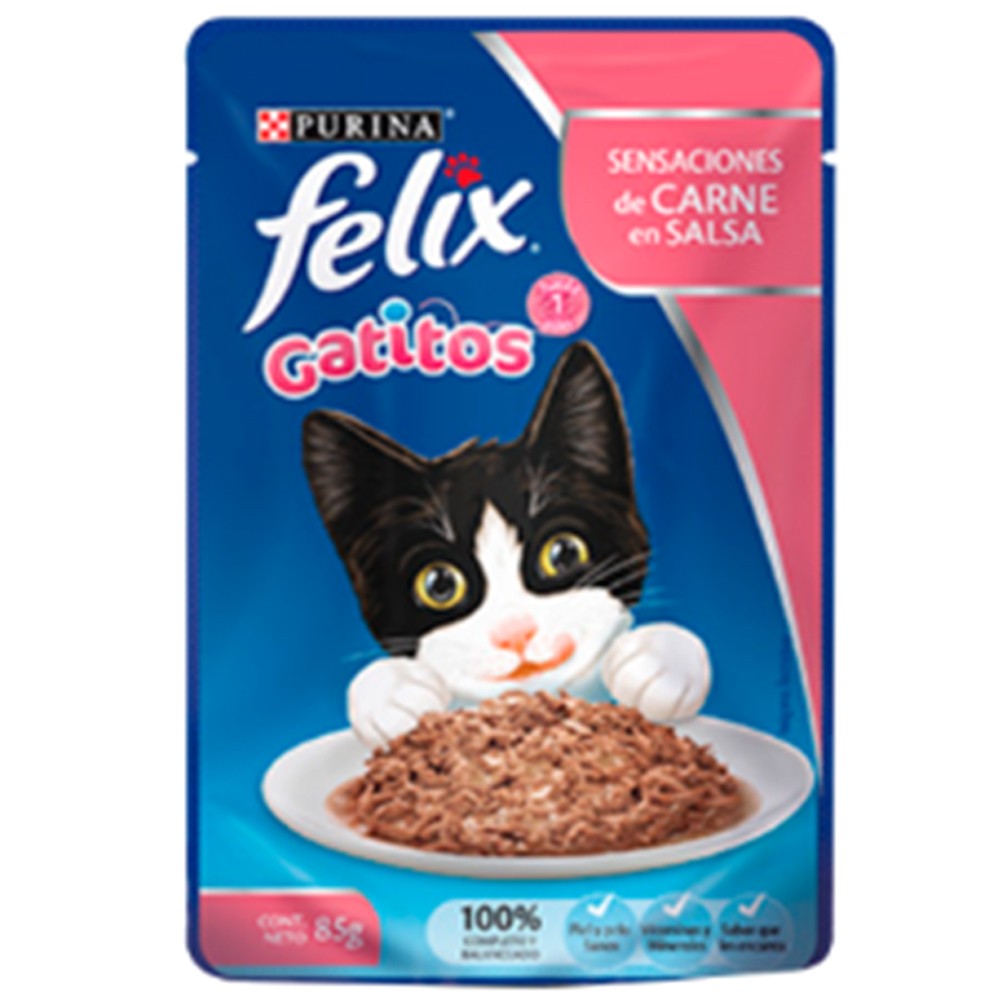 Felix Sobre Carne en Salsa x 85 Gr