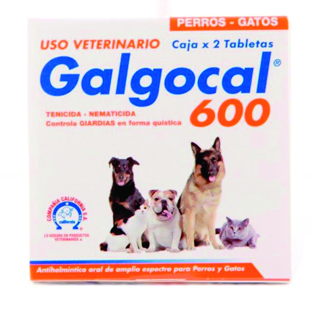 Galgocal 600 Caja x 2 Tab