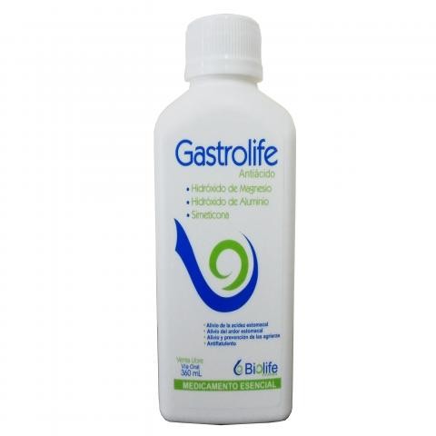 HIDROXIDO MAGNESIO+ ALU+SIME (GASTROLIFE) X 360 ML