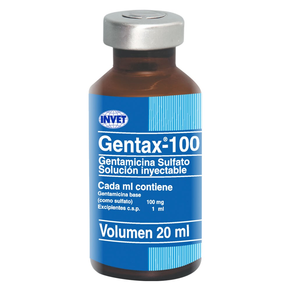 Gentax-100 Iny x 20 ml