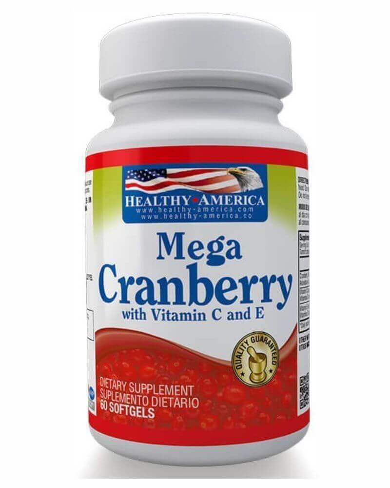 CRANBERRY MEGA  VITAMINA C Y E X 60 SOFTGELS