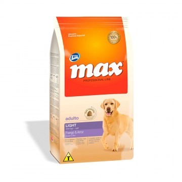 Max Professional Perros Adultos Light pollo y arroz x 2 kl