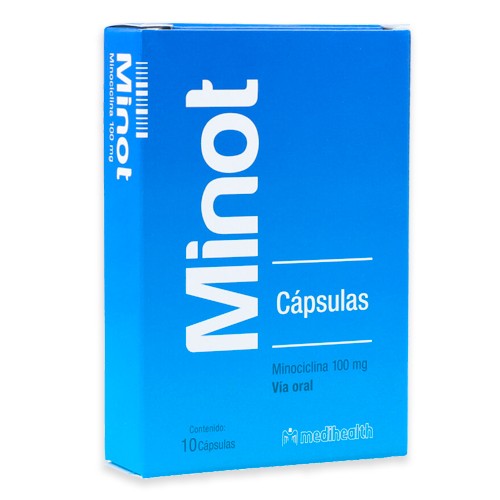 MINOT 100 MG X 10 CAP