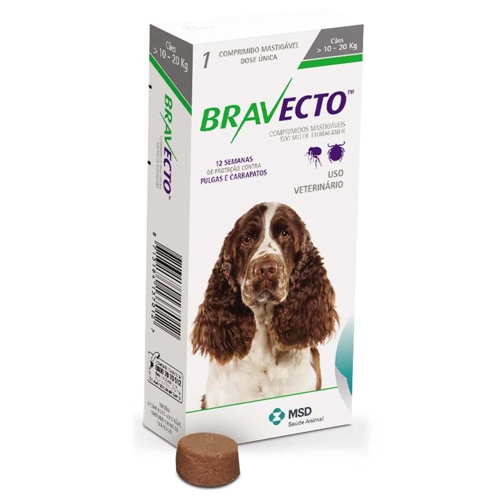 Bravecto 500 mg tab. (10-20 kg)