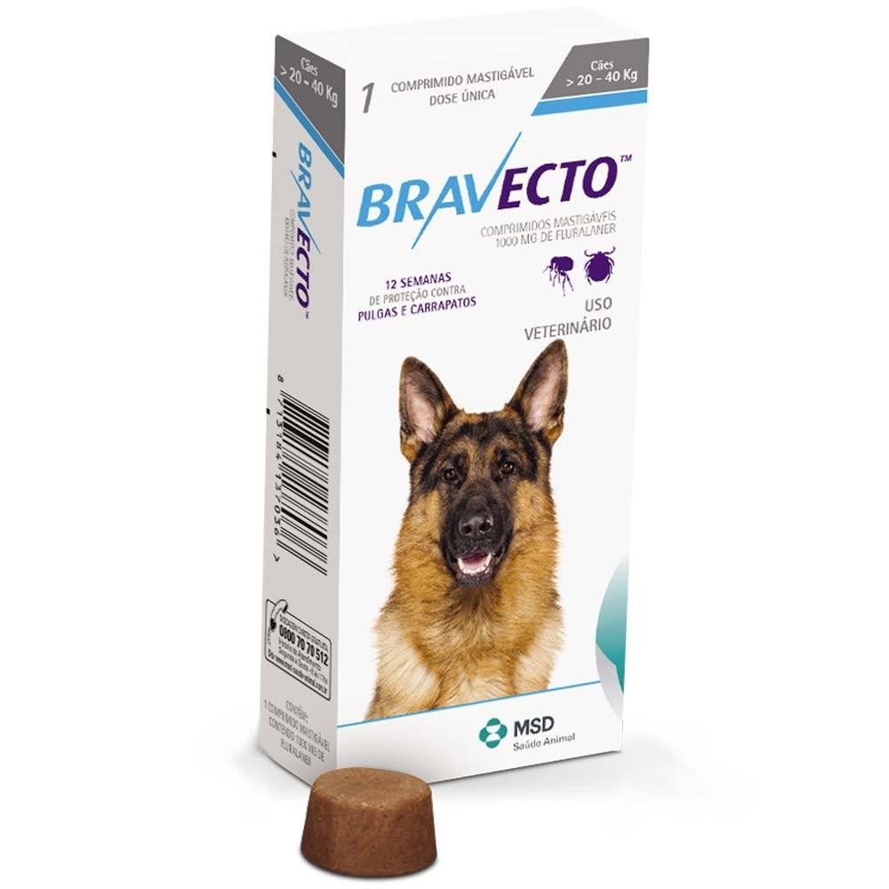 Bravecto 1.000 mg tab. (20-40 kg)