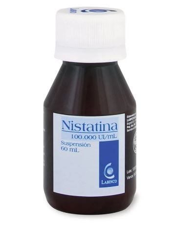 NISTATINA 100.000 UI SUSPENSION X 60 ML