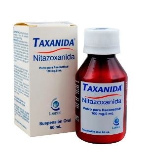 NITAZOXANIDA SUSP (TAXANIDA 100 MG X 60 ML)
