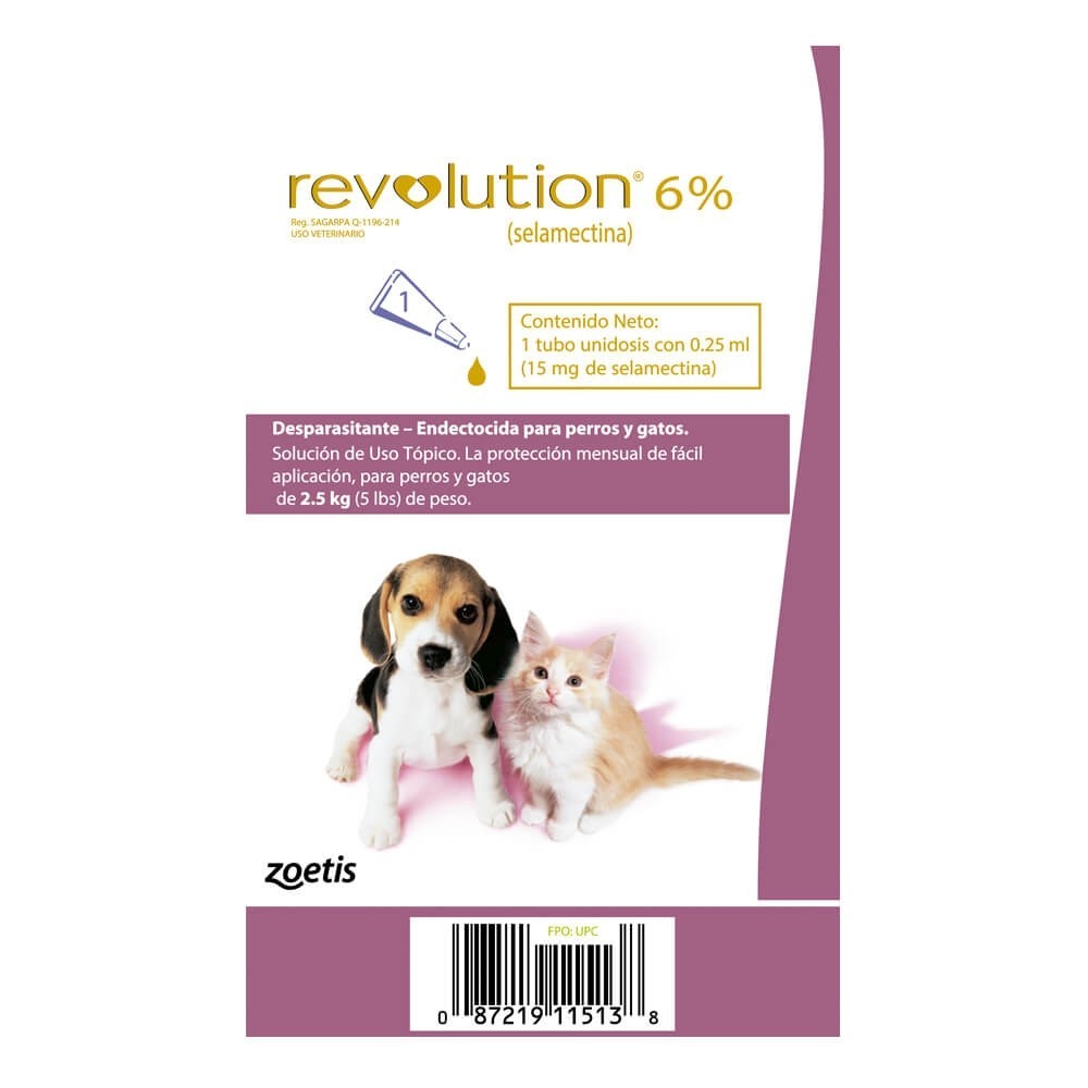 Revolution 6 % ml rosado x 2.5 kg