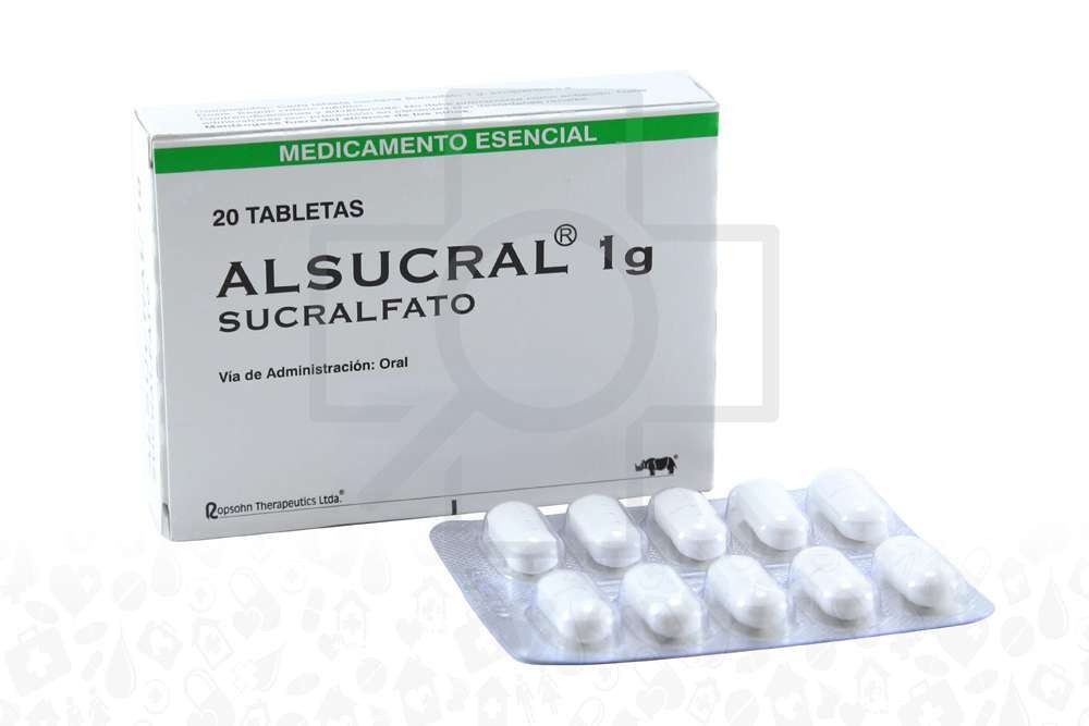 ALSUCRAL 1 GR X 20 TAB