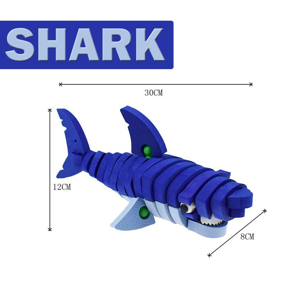 Rompecabezas Tiburón Juguete Armable Jugueteria Didáctico