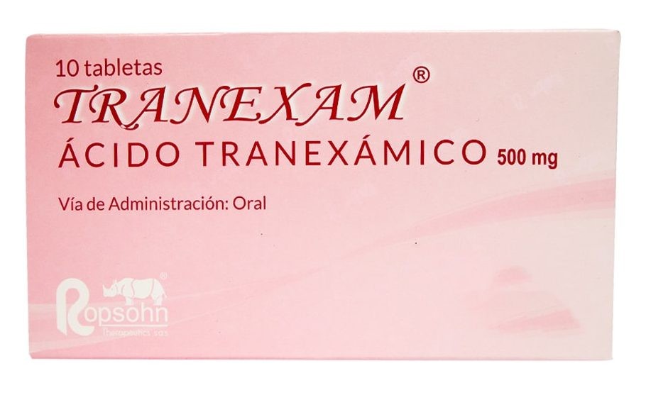 tranexam , acido tranexamico 500mg