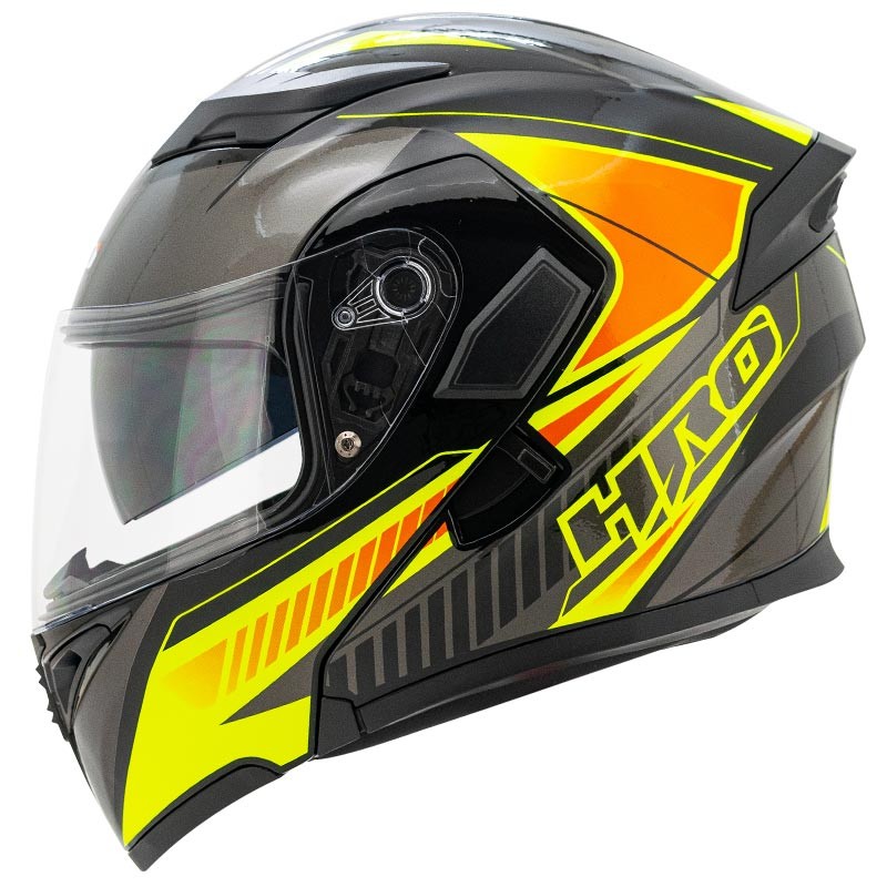 Casco HRO 3400DV Pokko NB Amarillo Talla M