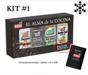 KIT 1 NAVIDAD CONDIMENTOS Y SALES BADIA