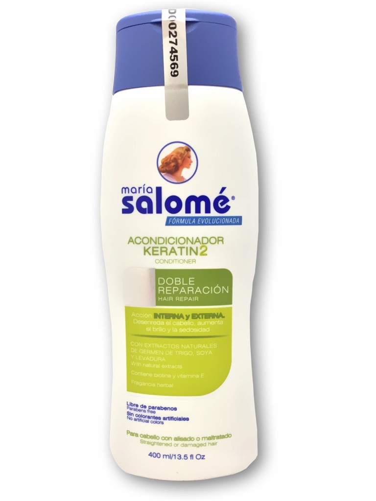 MARIA SALOME ACOND KERATINA SIN SAL X 400 ML