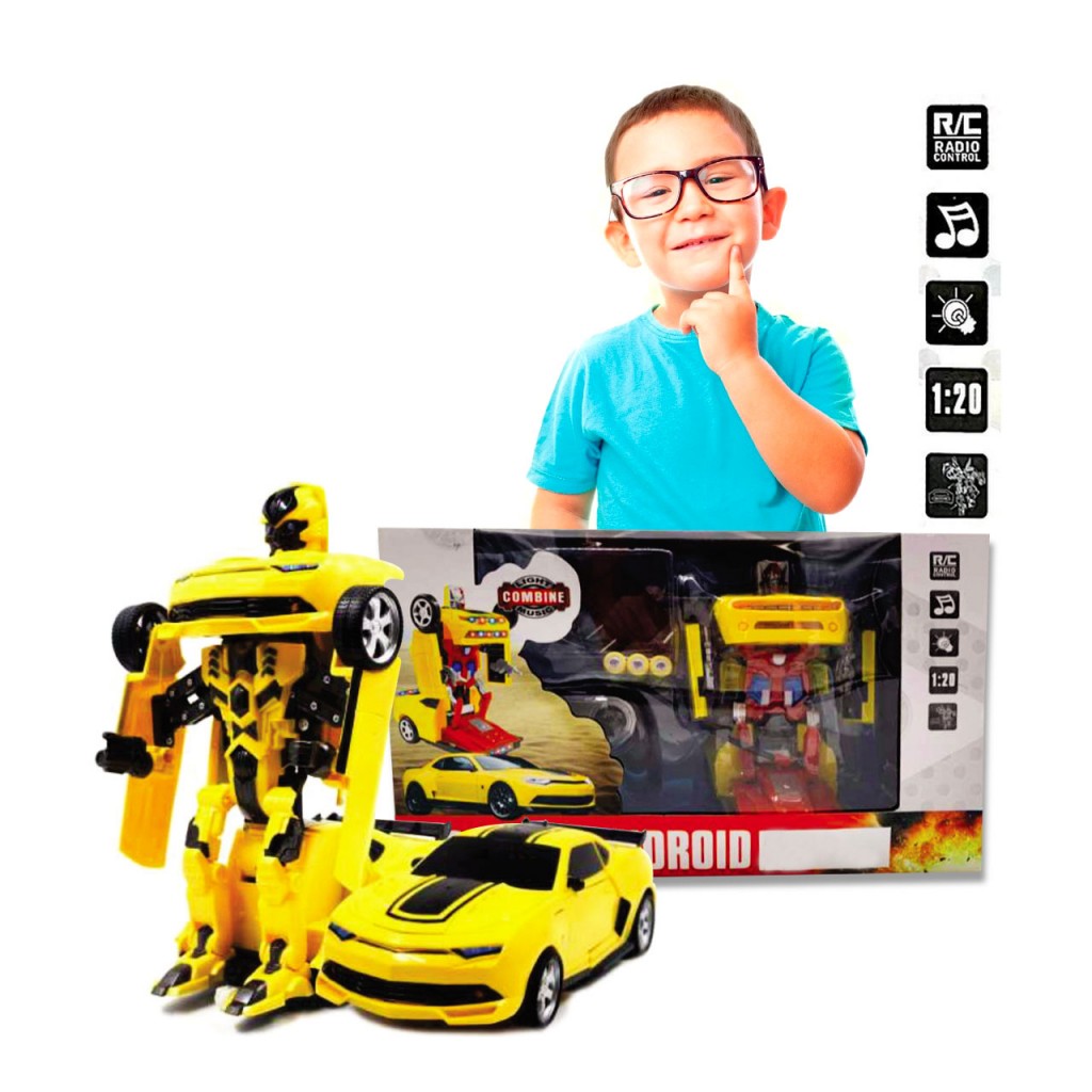 Carro Robot Transformers Control Remoto Juguetes Jugueteria