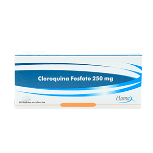 CLOROQUINA 250 MG X 20 TAB