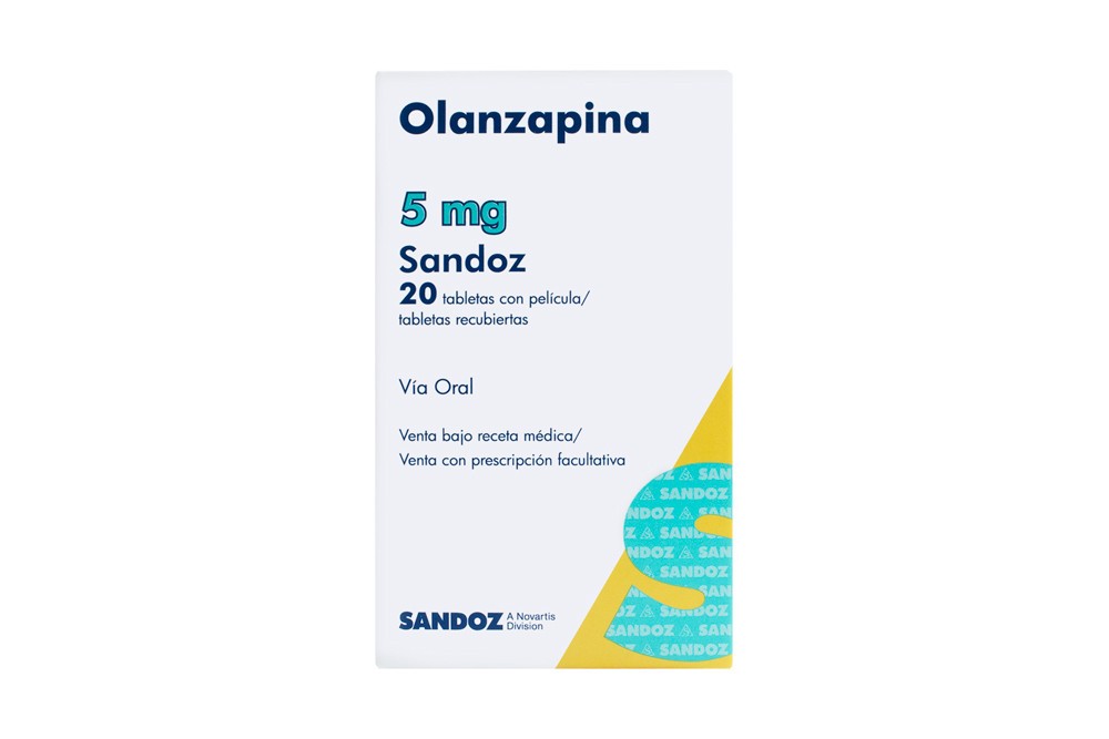 OLANZAPINA 5 MG X 20 TAB