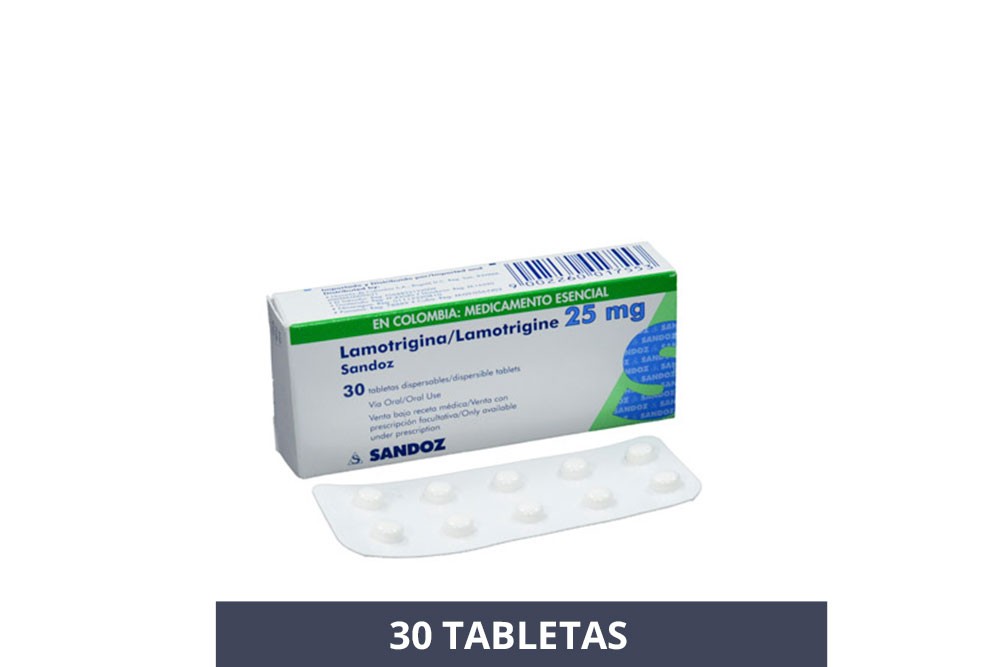 LAMOTRIGINA 25 MG X 30 TAB