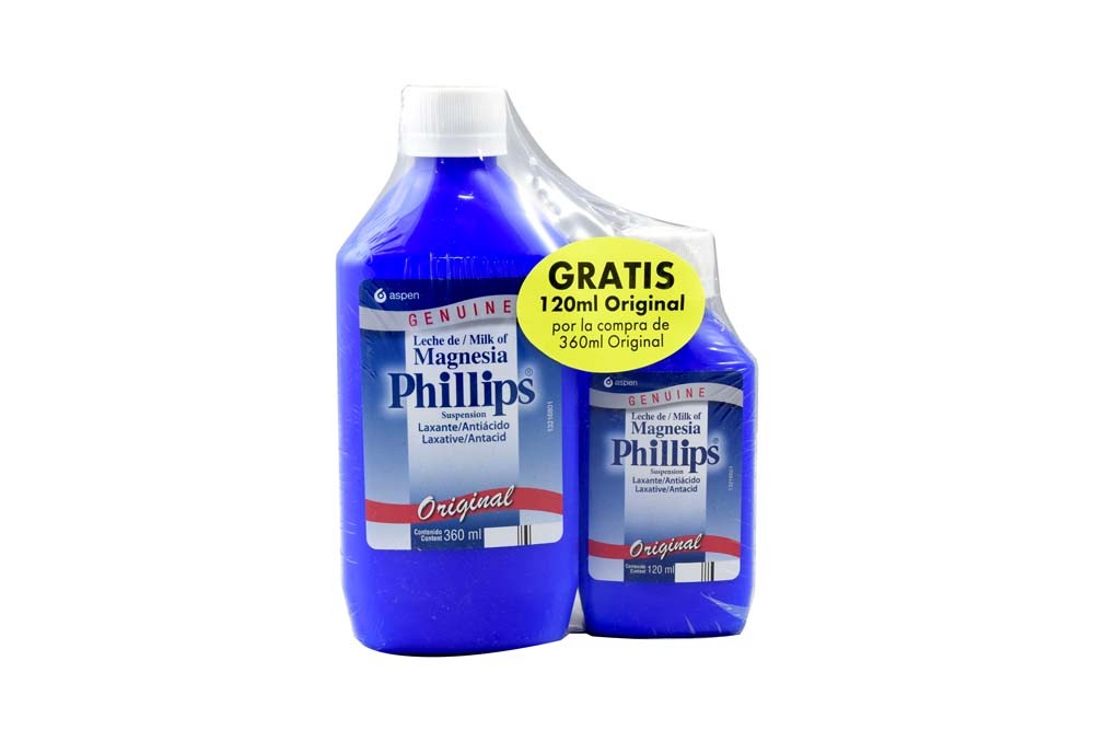 LECHE DE MAGNESIA PREPACK  X 360 ML + 120 ML