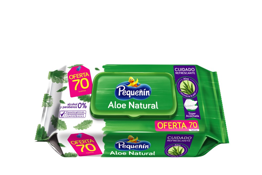 PAÑITOS PEQUEÑIN  ALOE 50 / 70