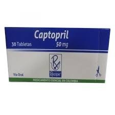 CAPTOPRIL 50 MG X 30 TAB