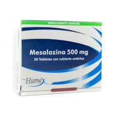 MESALAZINA 500 MG X 30 TAB SOB 10