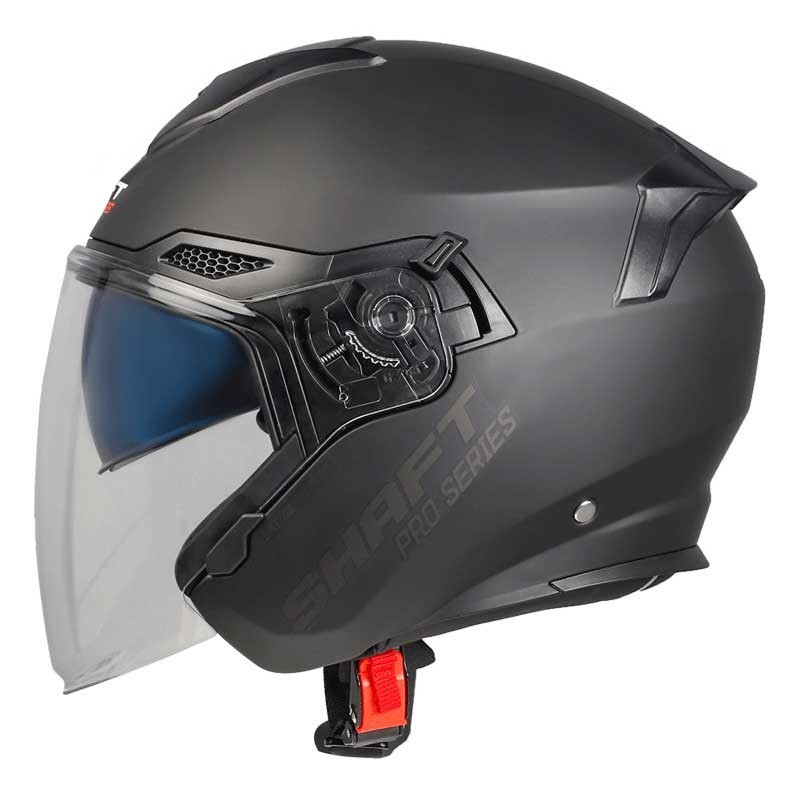 Casco Abierto SHAFT PRO 235  Solid Certificado Negro Mate Talla M