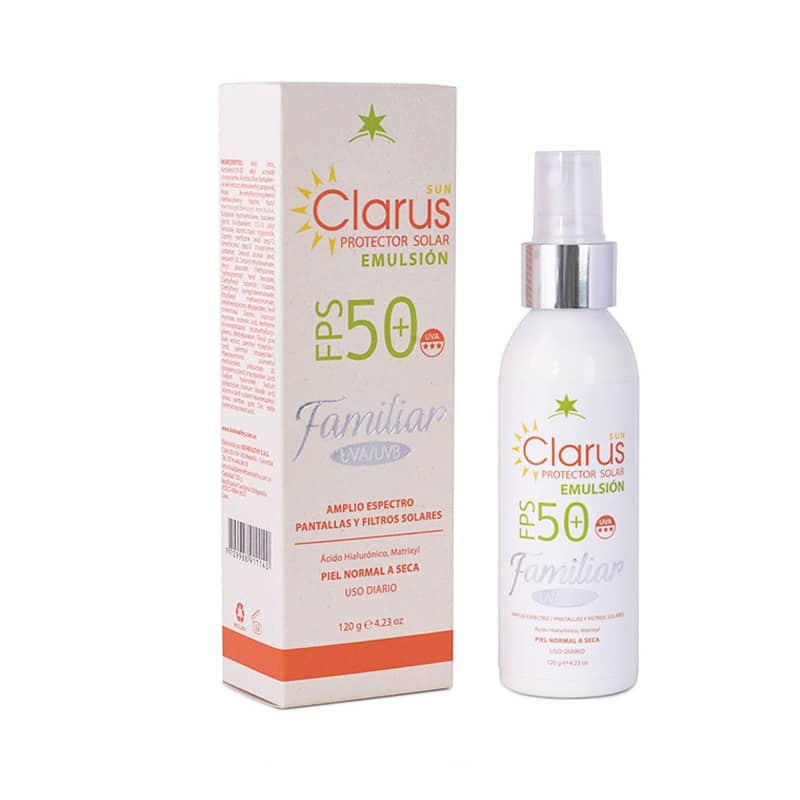 CLARUS EMULSION SPF 50 FAMILIAR X 250G NOR/SECA
