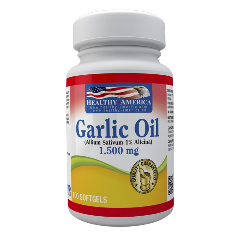 GARLIC OIL 1500 MG X 100 SOFTGELS