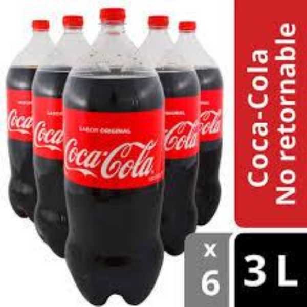 Coca Cola 3lt x 6 Unidades
