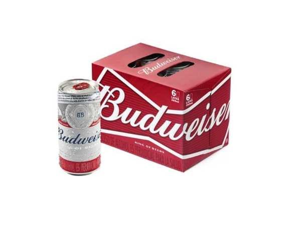 Cerveza budweiser x 6 unidades