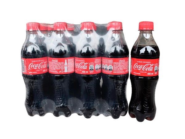 Coca cola 400ml x 12 unidades
