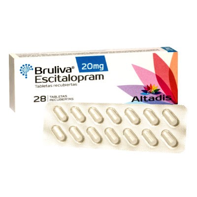 ESCITALOPRAM 20 MG X  28 TAB (BRULIVA)
