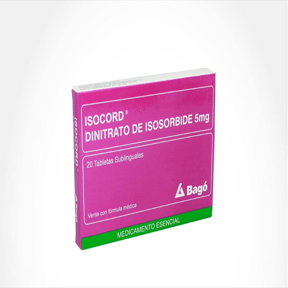 ISOCORD SUBLINGUAL 5 MG X 20 T