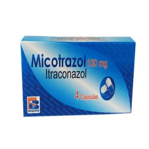 ITRACONAZOL (MICOTRAZOL) 100 MG X 4 CAP