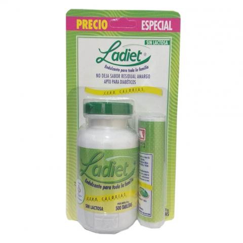 BIOLADIET (STEVIA) X 500 TAB + 150