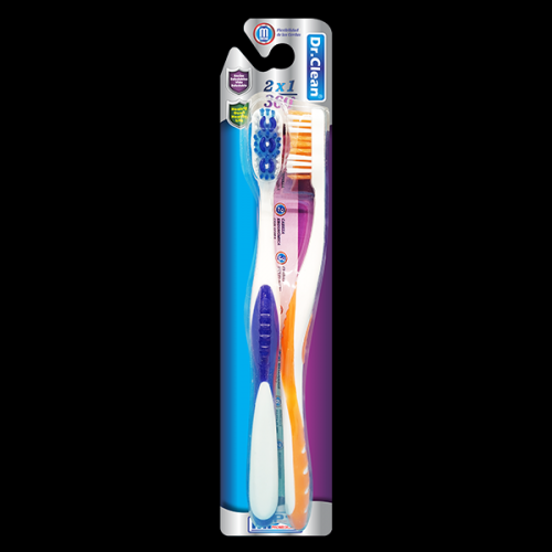 CEPILLO 360 DR CLEAN MEDIO 2 X 1