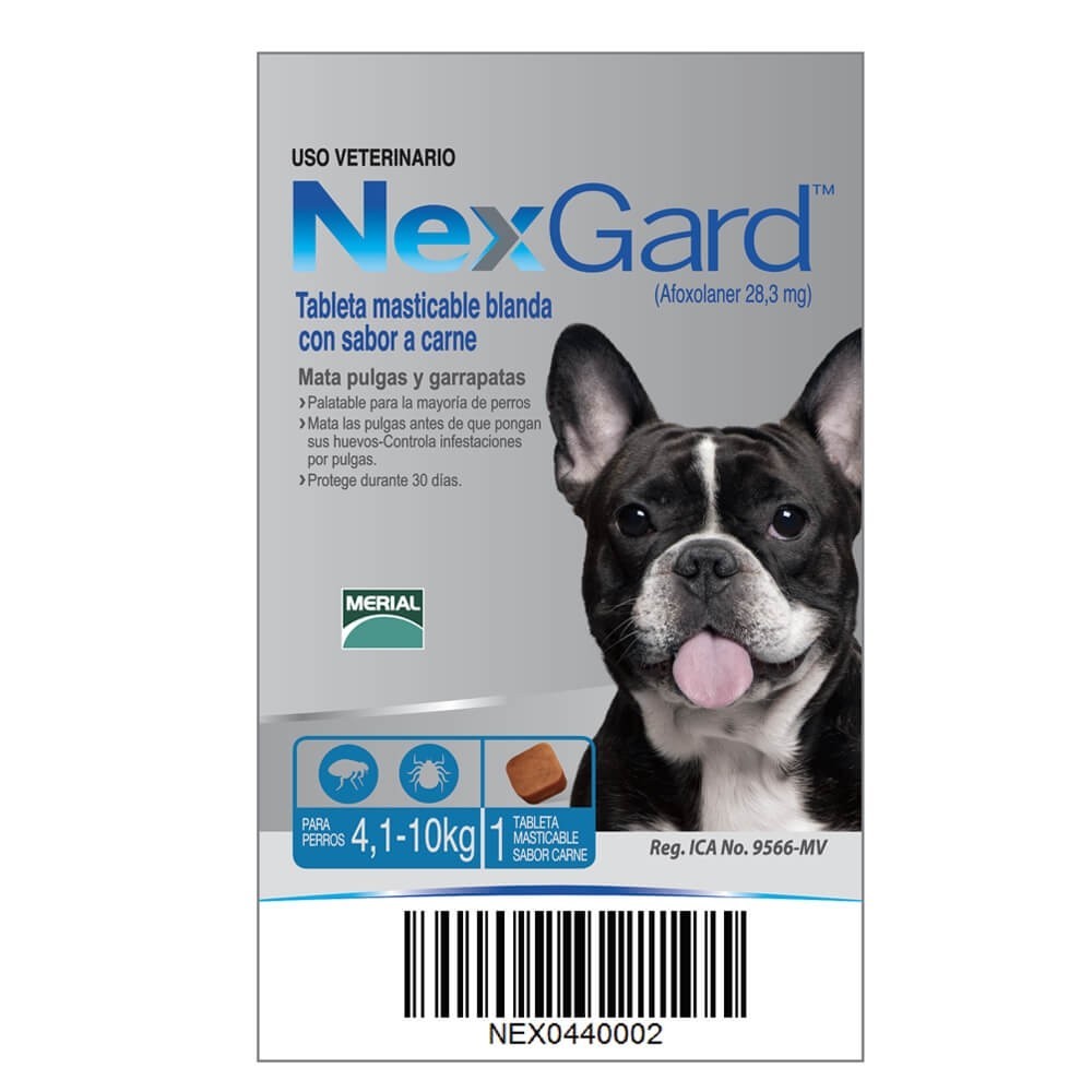 Nexgard 4-10 Kg Talla m