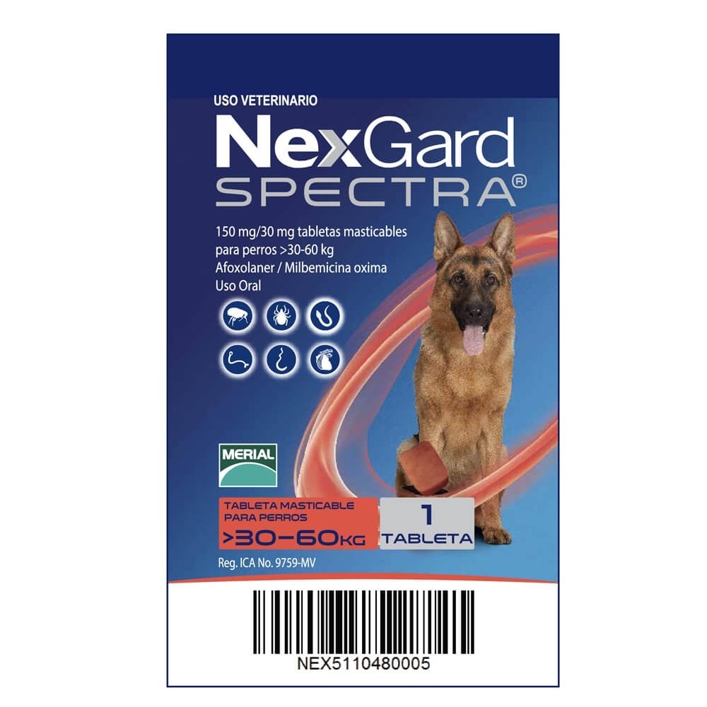 Nexgard Spectra 30-60 kg Talla xl