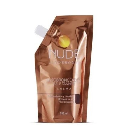 NUDE AUTOBRONCEADOR CREMA REPUESTO X 200 ML