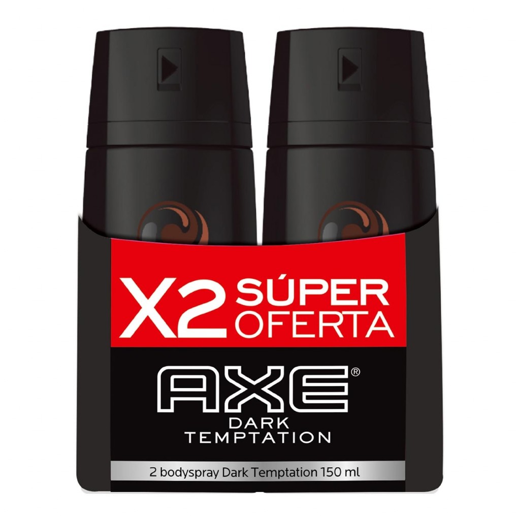 AXE DESOD/ BODY DARCK TEMTATION 2 X 1 X 150 ML