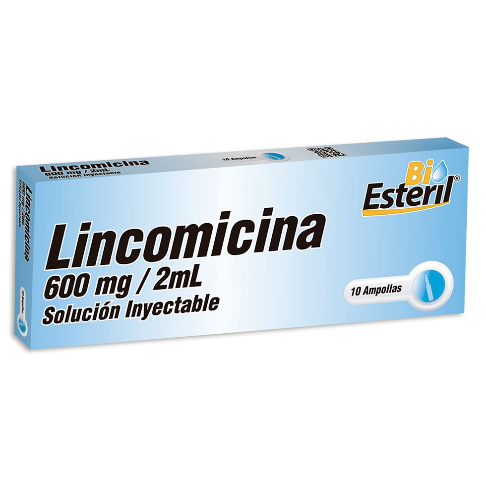 LINCOMICINA 600 MG / 2 ML X 10 AMP