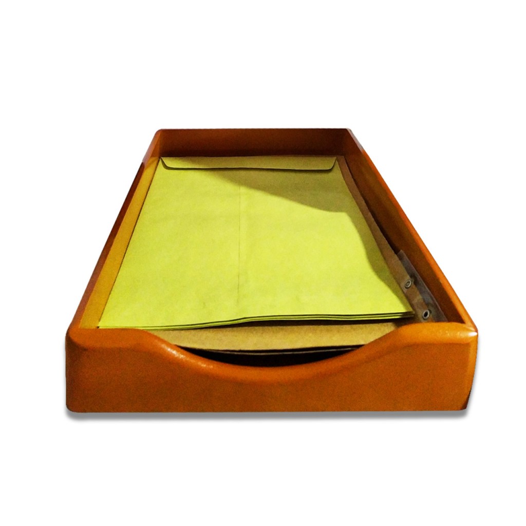 Papelera Escritorio Madera Oficina Papelería Organizador