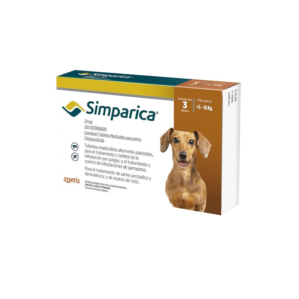Simparica 20 mg x 1tab (5-10 kg)