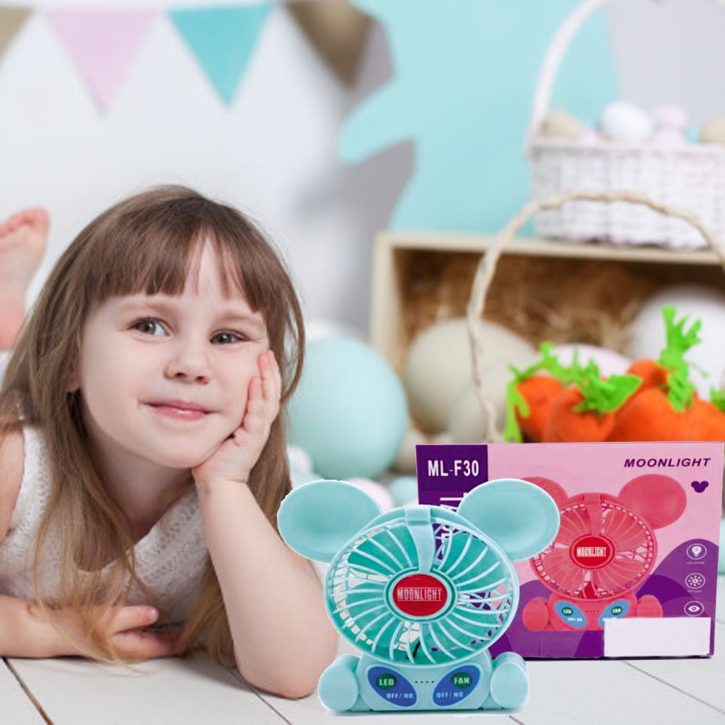 Ventilador Luz Led Decoración Hogar Juegos Juguetes