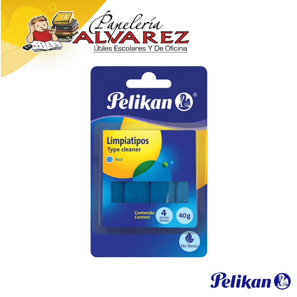 LIMPIATIPOS PELIKAN X 4 AZUL 40 GRAMOS