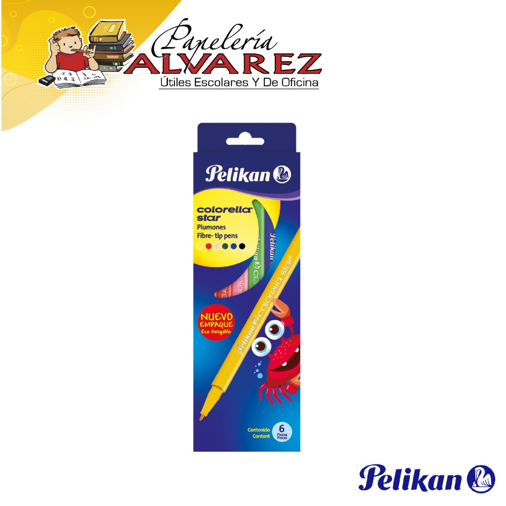 PLUMON PELIKAN COLORELLA ESTUCHE X 6