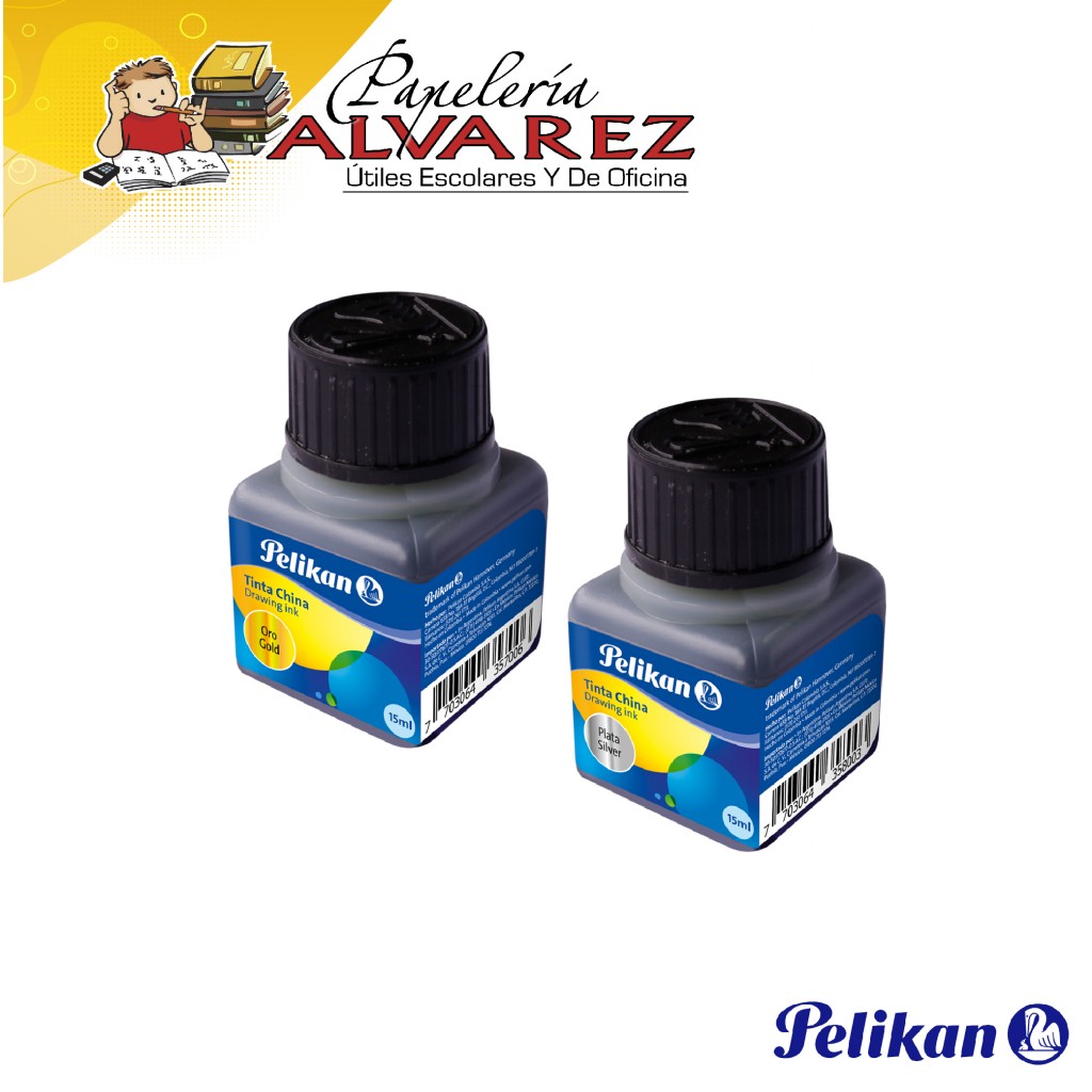 TINTA PELIKAN CHINA METALIZADA 15CC
