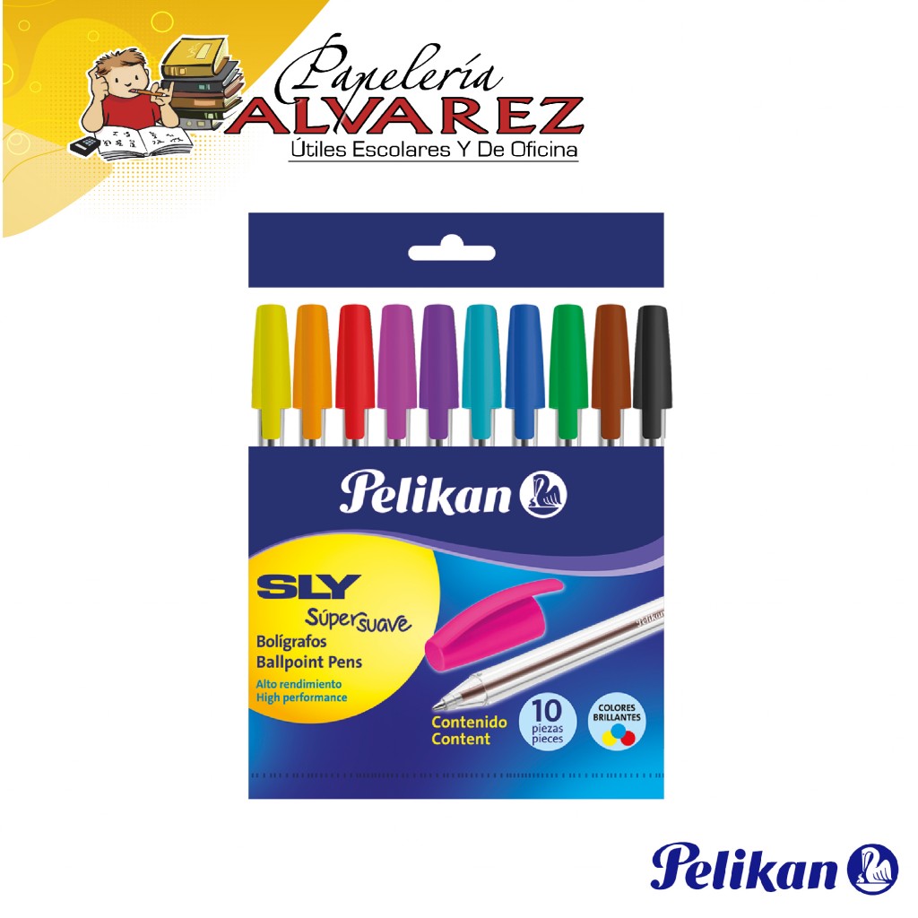 LAPICERO PELIKAN SLY X 10 COLORES